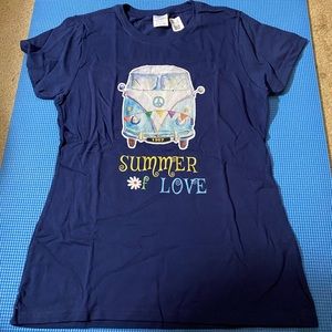 NWT “Summer of Love” VW Bus T-shirt